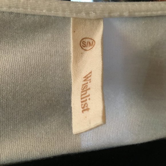 Wishlist Button Down Bamboo Semi Cropped Box Sleeve Front Tie Top - Picture 14 of 14